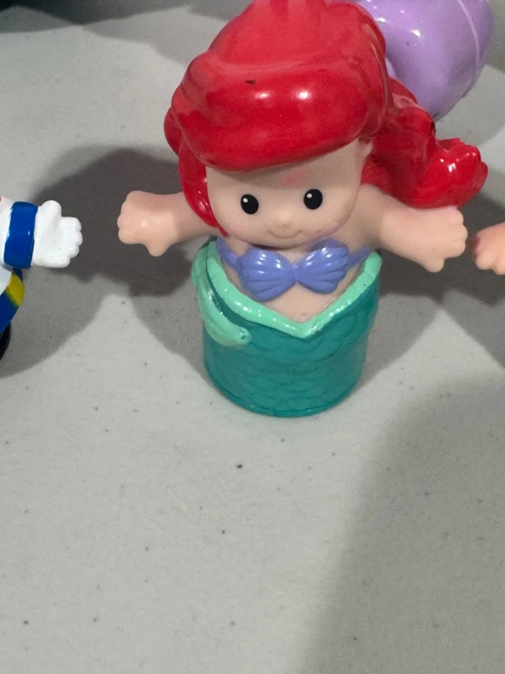 Fisher Price Disney Little People Little Mermaid Ariel Eric Carriage Boat LOT